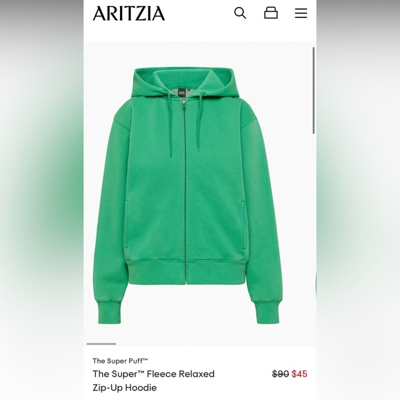 Aritzia Superpuff Superworld Hoodie | Size Small - Picture 4 of 5